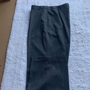 Stule and Co. Size 16 stretch flare pants in charcoal gray and white blend